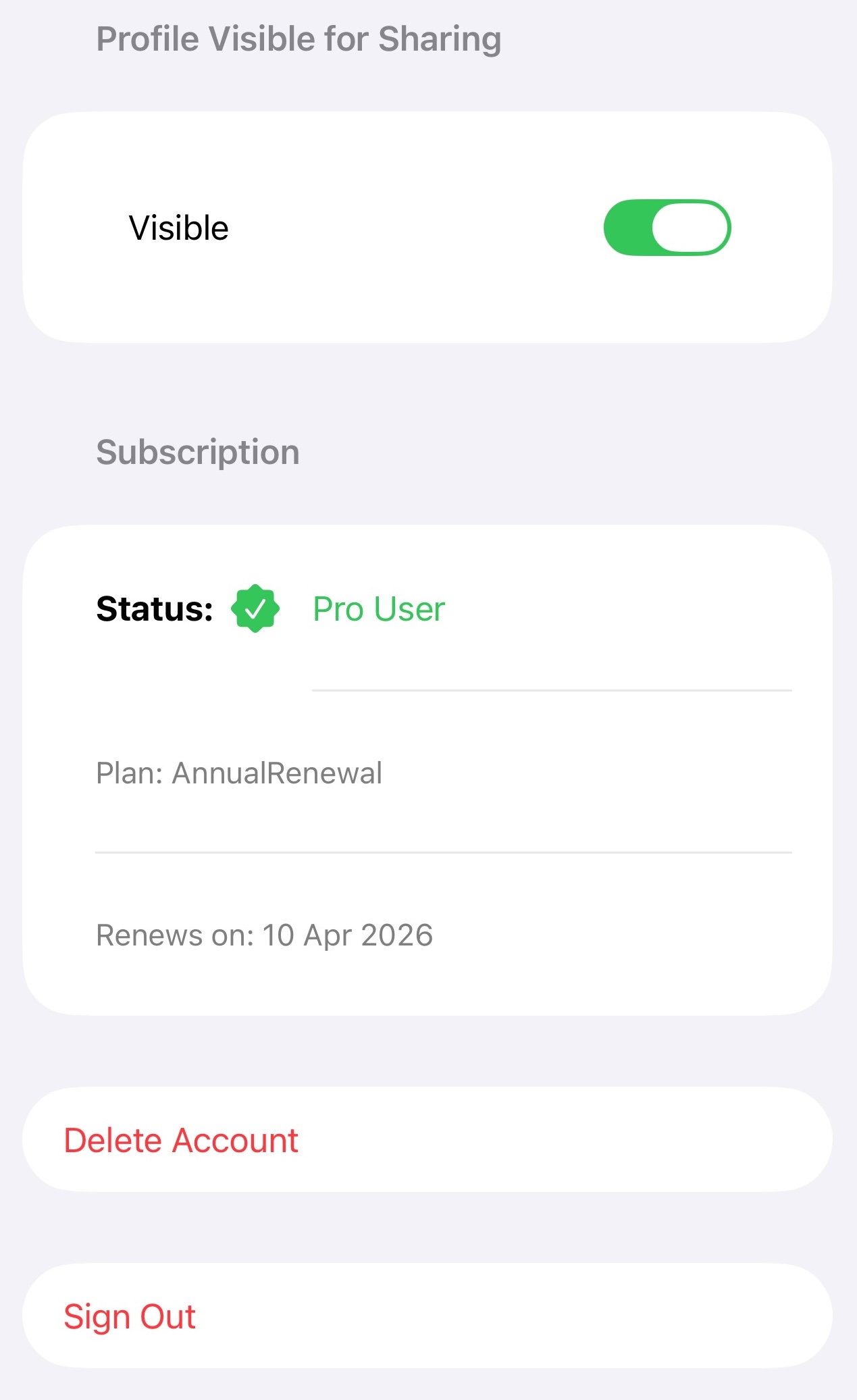 User Creation Bottom